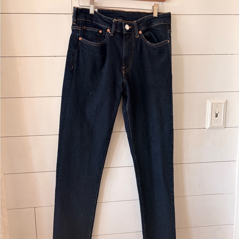 H&M dark Blue, straight, regular fit Men's Jeans